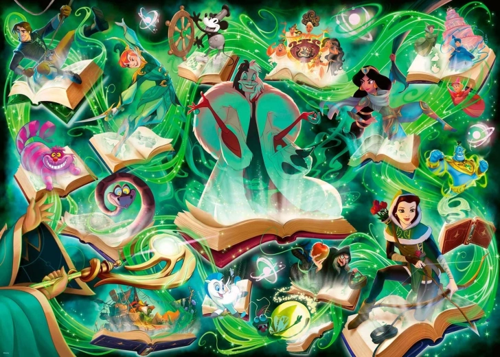 Puzzle Ravensburger Disney Lorcana Glimmers of the Realm Smaragd 1000 piezas