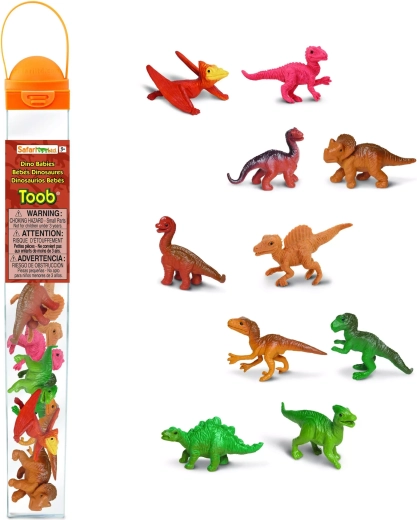 Safari Ltd. Toobs tubo – crías de dinosaurios
