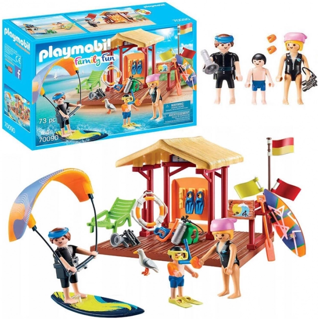 Juego de construcción creativo Playmobil: deportes acuáticos