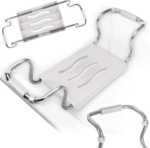 Estructura cromada robusta y tapas protectoras