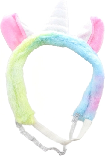 Suave diadema con cuerno de unicornio