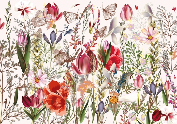 Puzzle Flores: Flores de pradera 500 piezas