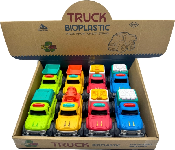 Mini camión Bioplastic Truck 11 cm – varios tipos
