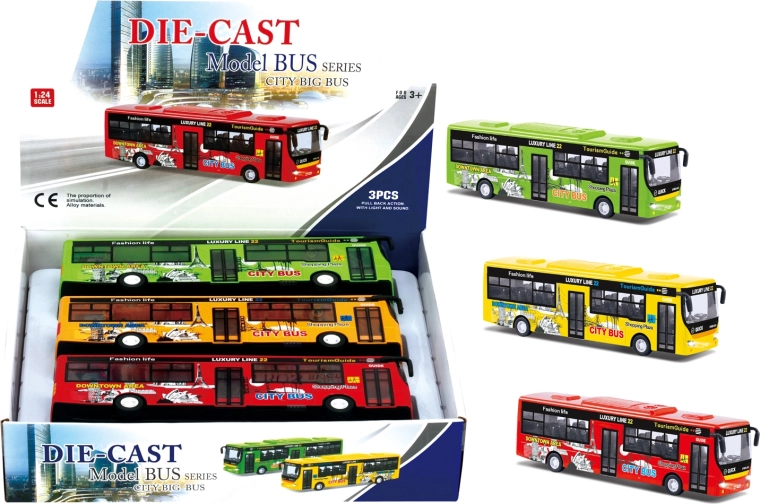 Autobús 1:23 – juguete para niños, 3 variantes