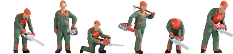 Noch set de figuras trabajadores forestales H0