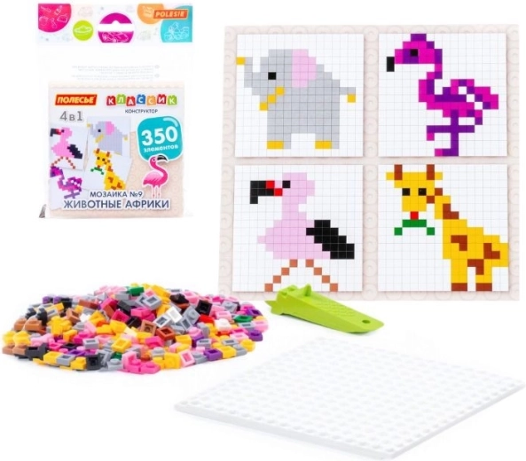 Set de mosaico Animales de África (350 piezas)