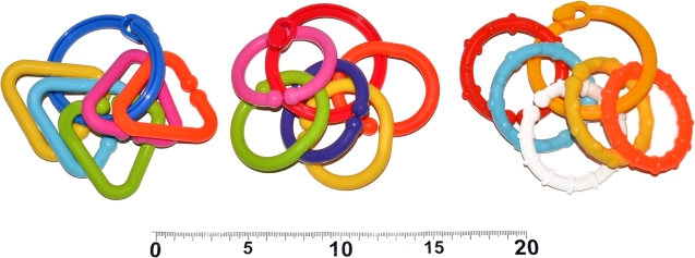 Aros de colores para bebés