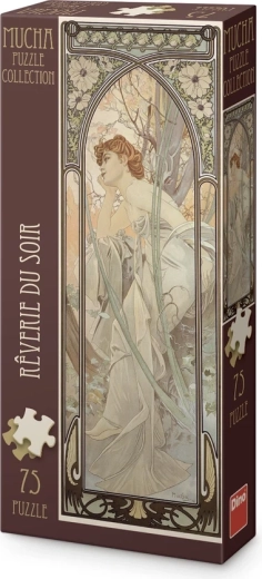 Puzzle panorámico Dino Alfons Mucha – Ensueño vespertino (75 piezas)