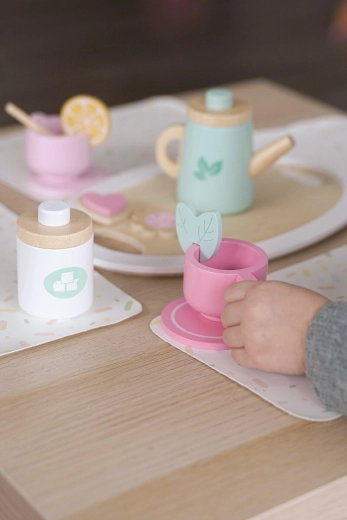 Set de té de madera Teatime