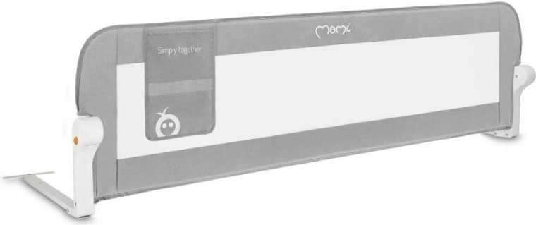 Barrera de cama infantil MoMi LEXI PLUS gris