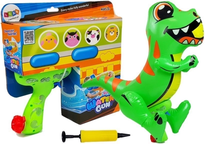 Gran pistola de agua de dinosaurio