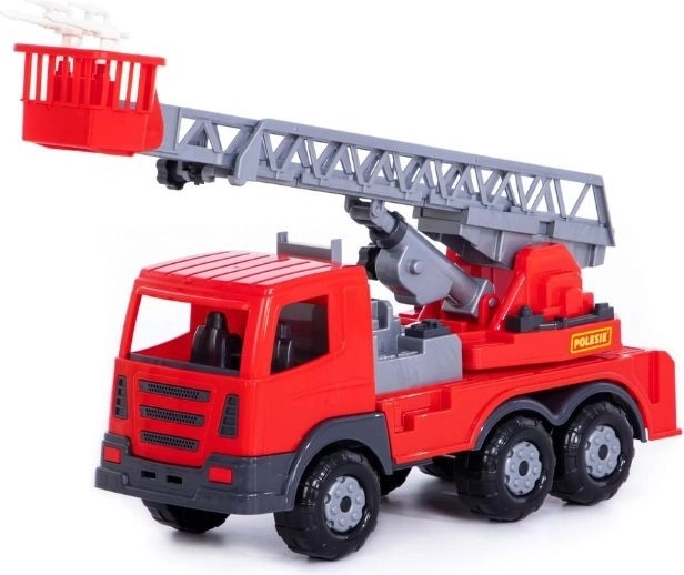 SuperTruck camión de bomberos con remolque y escalera extensible