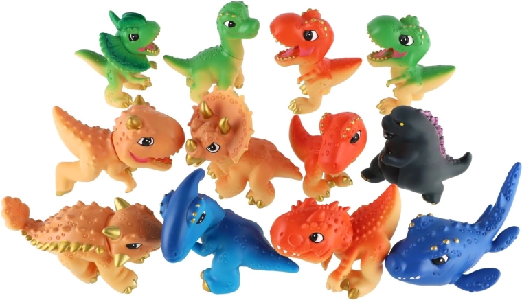 Diferentes especies de dinosaurios