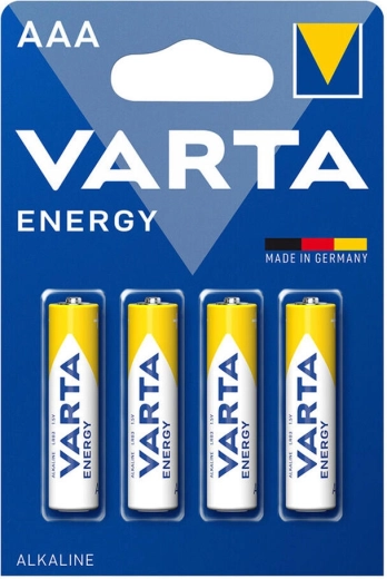 Pilas alcalinas AAA LR03 VARTA Energy 4 uds