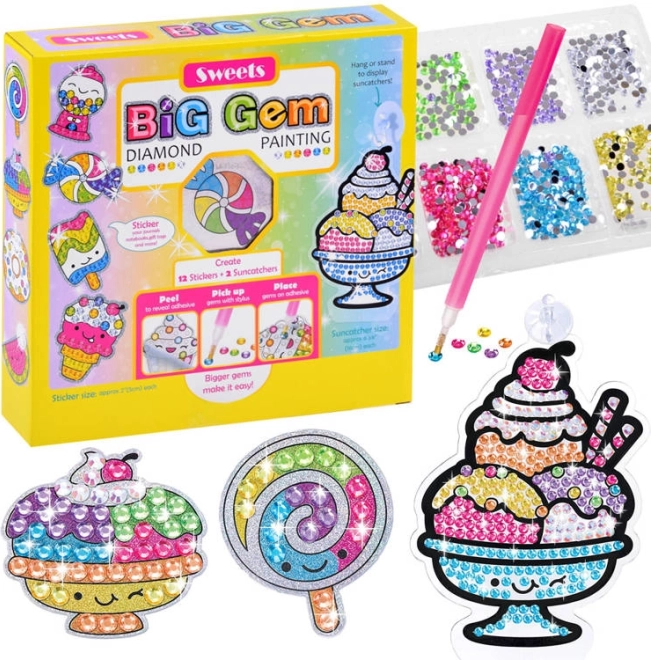 Set creativo de pintura con diamantes – dulces