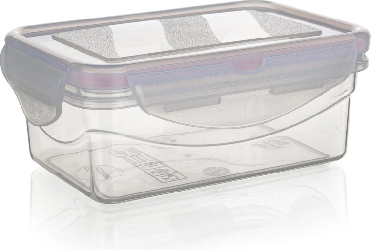 Recipiente hermético LARA rectangular 1,1 l de plástico