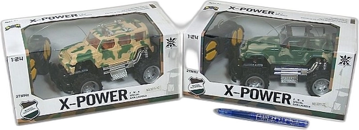 Coche todoterreno RC con mando a distancia 17 cm - 1 unidad