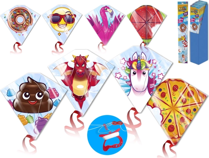 Cometa voladora para niños 59 × 55 cm con varios diseños