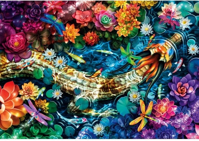 Puzzle Clementoni Estanque de carpas koi 1000 piezas
