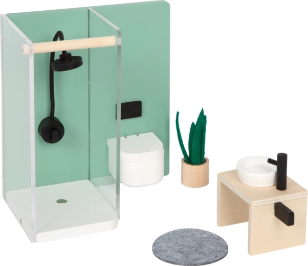 Baño con estilo con ducha tipo rainshower