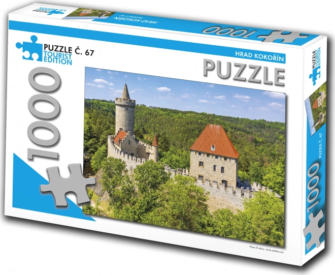 Puzzle turístico Castillo Kokořín 1000 piezas
