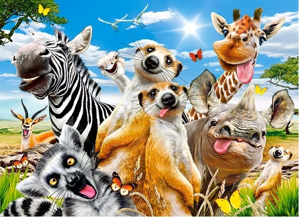 Puzzle de 200 piezas African Selfie