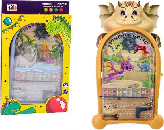 Pinball de mesa dinosaurios y dragones beige