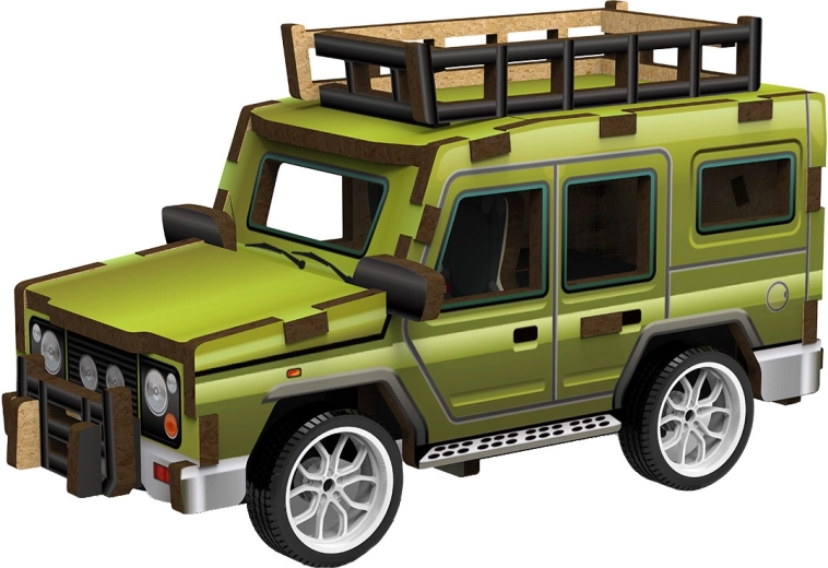 2Kids Toys rompecabezas 3D de madera coche todoterreno