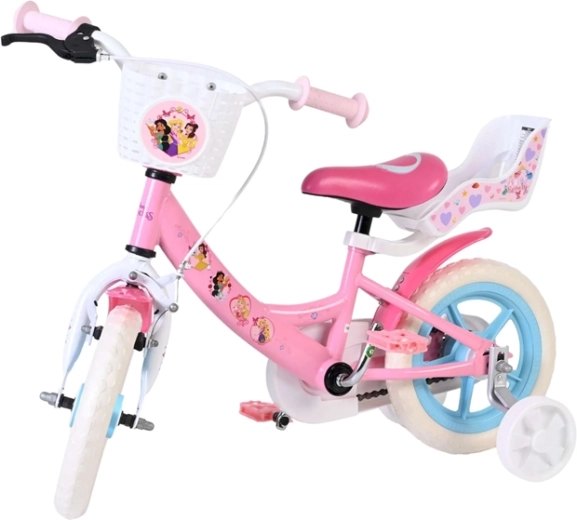 Cesta delantera y sillita para muñeca detrás