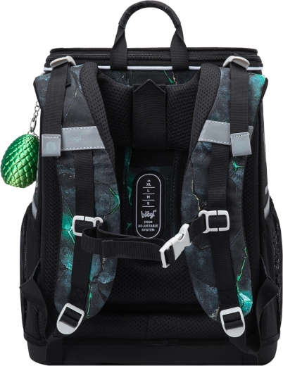 Sistema ergonómico de espalda que crece con el niño