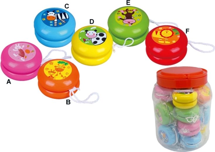 Yo-yo de madera BABU – varios diseños