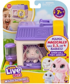 Little Live Pets conejita interactiva Mama Surprise con sorpresa