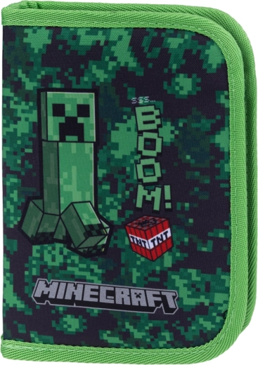 Estuche escolar de un compartimento BAAGL Minecraft Boom