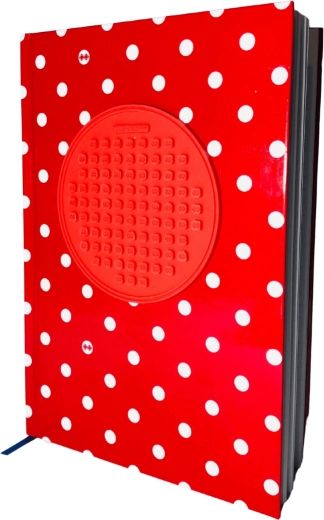 Diario Pixie Crew A5 rojo con lunares
