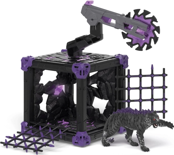 Schleich Eldrador Creatures cueva de batalla del tigre de sombra