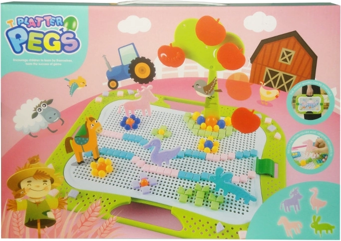 rompecabezas de mosaico colorido para niños