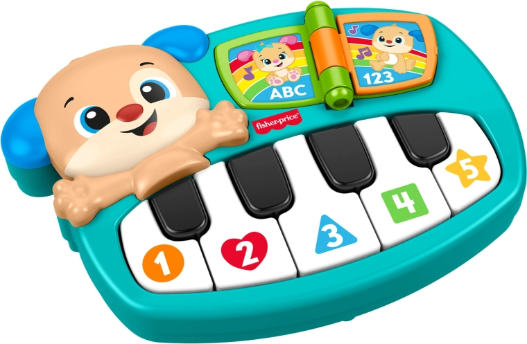 Pianito educativo Fisher-Price de Perrito Listillo «Ucz się i śmiej!»