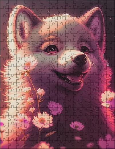Puzzle con perrito, 300 piezas