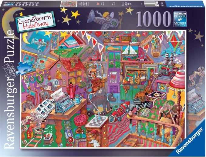 Puzzle Ravensburger El ático, 1000 piezas