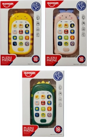 Teléfono de juguete infantil para bebés pequeños - 1 pieza