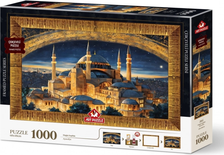 Puzzle con marco y pegamento 3 en 1 Hagia Sophia 1000 piezas