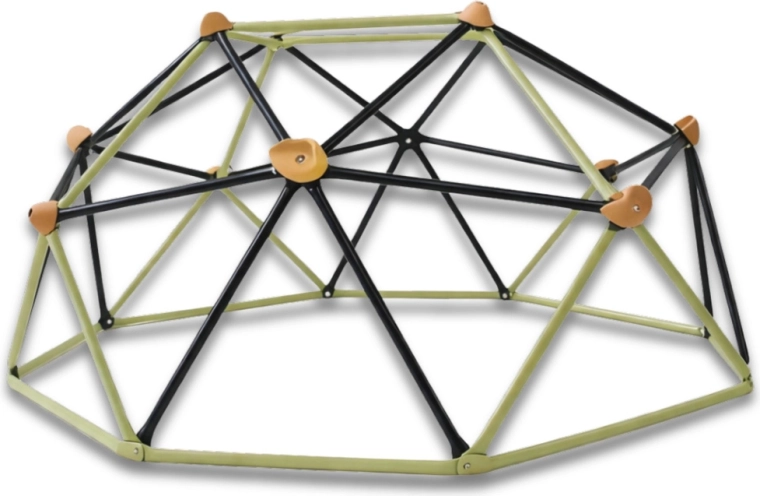 Cúpula de escalada de jardín para niños 182 × 86 cm