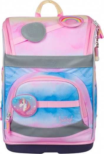 BAAGL cartera escolar Zippy Plus Rainbow Unicorn