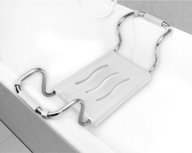 Asiento seguro y cómodo con ranuras de drenaje