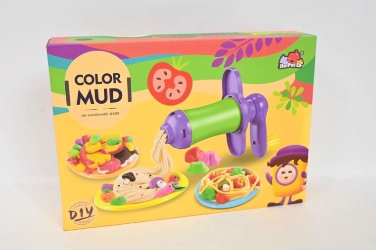 Set de plastilina hecha a mano DIY Color Mud con prensa para pasta