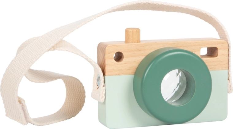 Caja de música infantil con forma de televisor de madera FSC