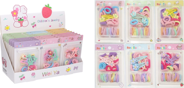 Set de accesorios para el cabello