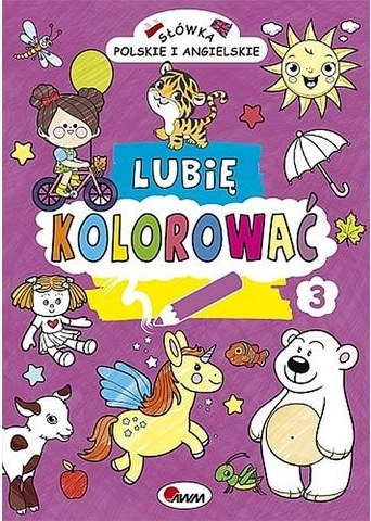 Lubię kolorować – palabras en polaco e inglés