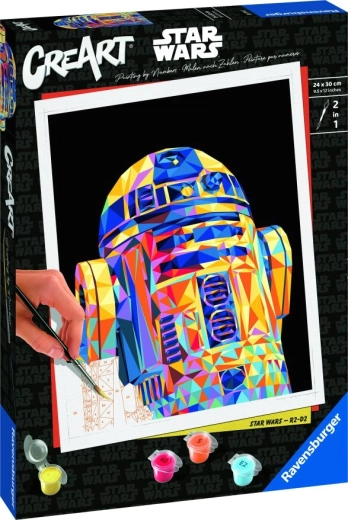 Ravensburger CreArt pintar por números – Star Wars: R2‑D2