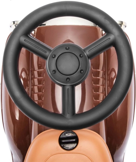 Volante con claxon y limitación de giro
